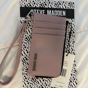 Steve Madden Lilac Card Holder with Strap
